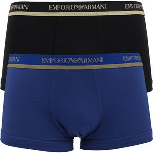 EMPORIO ARMANI 2 Pack Herren Boxershorts  Farbe  39920 Blau Schwarz Größe  XL