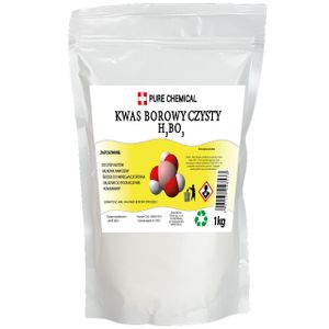 PURE CHEMICAL | Kwas borowy w proszku | do stóp | 1 kg