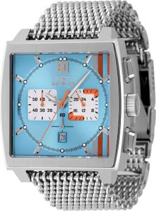 Invicta S1 Rally 47245 Herren uhr - Wasserdicht - Analog - Quarzuhrwerk - Edelstahl mit blauen zifferblat - 45mm Invicta S1 Rally 47245 Herren uhr - Wasserdicht - Analog - Quarzuhrwerk - Edelstahl mit blauen zifferblat - 45mm