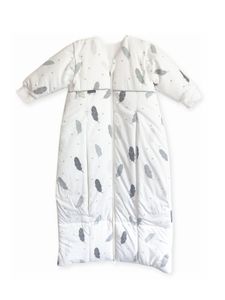 Odenwälder Prima Klima Thinsulate Schlafsack Längenverstellbar Exklusiv, Größe:110-130, Design:feather grey