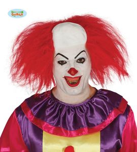 Horror Clown Perücke mit Glatze für Herren
