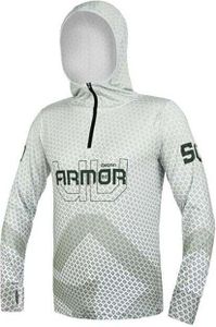 Delphin Koszulka Hooded Sweatshirt UV ARMOR 50+ Olive M