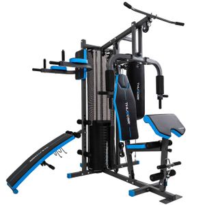 THUNDER® | PUNCH |wielofunkcyjna stacja z obciążeniem|3 stacje treningowe|worek bokserski|blok obciążeniowy 87 kg|maksymalna waga użytkownika 120 kg