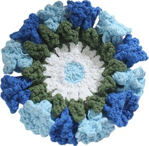 Blumenweb-Untersetzer, rutschfeste Getränkehalter, Tischsets, dekorative gehäkelte Maiglöckchen-Getränkematte, wiederverwendbare Tischmatte, Küchenzubehör Blumenweb-Untersetzer, rutschfeste Getränkehalter, Tischsets, dekorative gehäkelte Maiglöckchen-Getränkematte, wiederverwendbare Tischmatte, Küchenzubehör