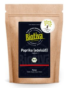 Biotiva Paprika edelsüß gemahlen 250g aus biologischem Anbau