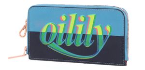 Oilily Logo Mania Card Zip Wallet L Adriac Blue
