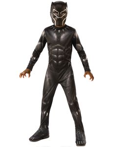 Black Panther-Kinderkostüm für Jungen schwarz