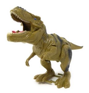 Dino Spielzeug elektrisch T-Rex Bewegung Ton Sound Geräusch dunkelgrün Kinder