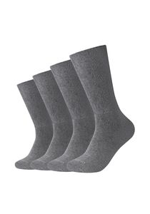 Camano Socken Comfort Plus Diabetiker im praktischen 4er Pack dunkelgrau 35-38