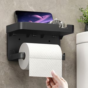 2 in 1 Toilettenpapierhalter mit Ablage für Feuchttücher Klopapierhalter
