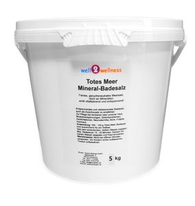well2wellness Totes Meer Mineral Badesalz 5,0 kg