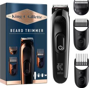 Gillette King Beard Trimmer + 3 Combs 3 Pcs Gillette King Beard Trimmer + 3 Combs 3 Pcs
