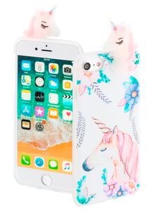 Hama Magic Unicorn, Cover, Apple, iPhone 6/6s/7/8, 11,9 cm (4.7 Zoll), Mehrfarbig