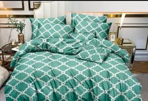 Ložní prádlo 200x220 Satin Bavlna Green 4 díly Ložní prádlo 200x220 Satin Bavlna Green 4 díly