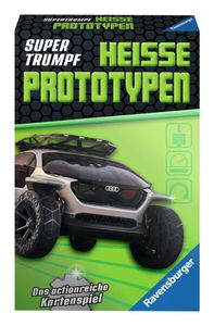 Karetná hra Ravensburger, Supertrumpf Heiße Prototypen 20694, kvarteto a tromfová hra pre fanúšikov techniky od 7 rokov