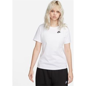 NIKE Sportswear Club Essentials T-Shirt Damen weiss L