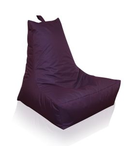Outdoor Indoor Sitzsack ECO Lounge Puff Relax-Sessel Sitzkissen Bodenkissen Bean Bag 290L Lila