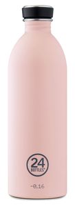 24Bottles Trinkflasche Urban 1000ml Dusty P, 1000 ml, Tägliche Nutzung, Pink, Edelstahl, 255 mm, 8 cm