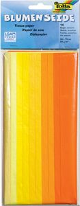 folia Seidenpapier (B)500 x (H)700 mm 20 g/qm Mix gelb 10 Blatt