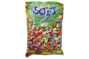 Cool Soft Kaubonbon Fruchtgeschmack 6fach sortiert Wurfmaterial 1000g