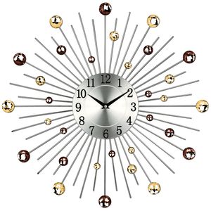 Designer Wanduhr - Uhr - Gerade braun
