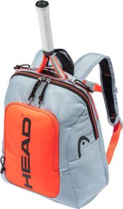 HEAD Kids Rebel Backpack Tennistasche Kinder Grau Orange