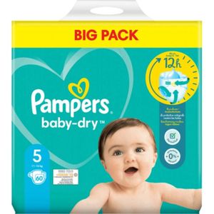 Pampers Baby Dry Big Pack Größe 5  jun 11-16kg, 60er Pack