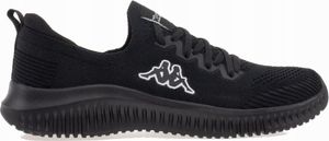 BUTY damskie KAPPA ABIOLA 243095-1111 sportowe czarne wsuwane 37 czarny r.37
