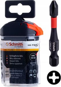 SCHMITH Bity Šroubovací bity Sada bitů pro rázové utahováky 10 kusů Philips PH2 50MM