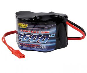 Carson Akku Pack Empfänger 6V 1600 mAh Ni-MH Humppack Verbrennerpack