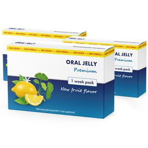Oral Jelly | Nahrungsergänzungsmittel mit Ginkgo Biloba, Muira Puama und Maca Wurzel | für Männer | 7 Beutel zu je 10 ml 3x