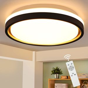 ZMH Deckenlampe LED Deckenleuchte Dimmbar Wohnzimmer mit Fernbedienung