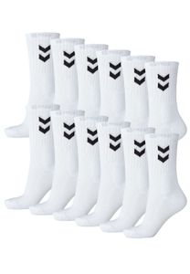 hummel Uni Sport Socken 12er Pack Farbe: weiss Größe: 36-40