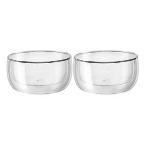 Zwilling Stolový riad Sorrento Bowl 280 ML 2 ks dvojstenných sklenených termo misiek na šalát, 395000790