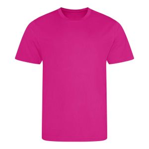 Just Cool Jungen T-Shirt Valueweight Kids Shirt Kinder T Basic Sport, Größe:XS, Farbe:Hyper Pink