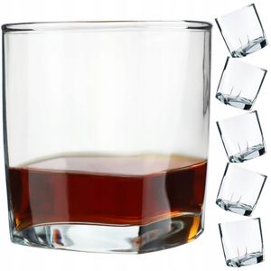 KADAX Szklanki Do Whisky Drinków Soku 310ml 6szt