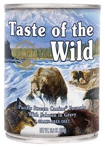 Taste of the Wild Pacific Stream Canine s masem z lososa konzerva 390g