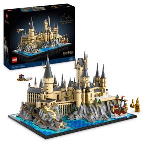 LEGO Harry Potter Zamek Hogwart i błonia, duży kolekcjonerski zestaw klocków dla dorosłych miłośników magii; Komnata Tajemnic, Wierzba Bijąca, Ford Anglia i wiele więcej, pomysł na prezent, 76419