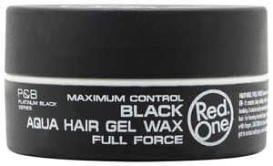 Red One Black  Aqua Wax Full Force - Haarwachs black (schwarz) 150ml