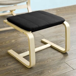 SoBuy® Podnožka na podporu, taburet na sedenie, kocka na sedenie pre polohovateľné kreslo, FST38-SCH