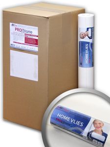HomeVlies glatte überstreichbare Vliesvliestapete weiß ohne Struktur Glattvlies Renoviervlies Malervlies 12 Rollen