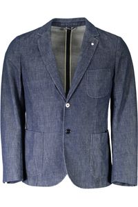 GANT Pánská lehká textilní bunda Blue SF413 - Velikost: 48