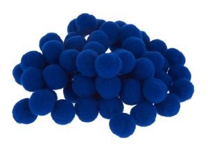 VBS Pompons, 15 mm, 60 Stück Blau