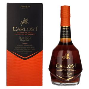 Carlos I Brandy de Jerez Solera Gran Reserva in Geschenkpackung | 40 % vol | 0,7 l