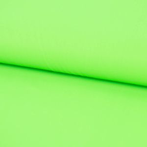 Bekleidungsstoff Polyester wasserabweisend reflektierend uni neon grün 1,4m Breite