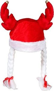 Lustige Weihnachtsmützen, Modell wählen:Elchgeweih Zöpfe