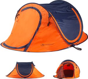 HikeMeister® Campingzelt Pop Up Zelt für 2 Personen - Wurfzelt - Atmungsaktiv - 2 Mann Camping Zelt Festival Zelt Angel Zelt Schnellaufbau