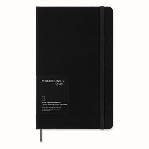Moleskine Smart Notizbücher, Large/A5, Blanko, Fester Einband, Schwarz