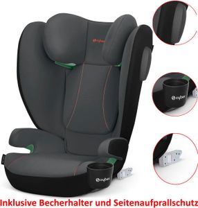 Cybex Solution B4 I-fix Kindersitz Grau Grau One Size Cybex Solution B4 I-fix Kindersitz Grau Grau One Size