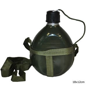 Feldflasche Soldaten Kostümzubehör Militär grün